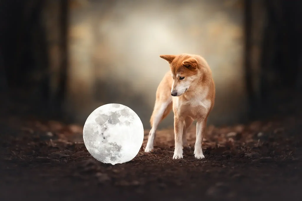 Seance-photo-chiot-chien-lune-magie-rambouillet-paris